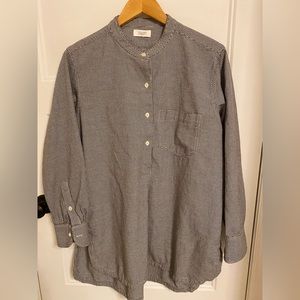 TOAST houndstooth cotton tunic size 16 or xl